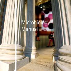 Merck Microbiology Manual