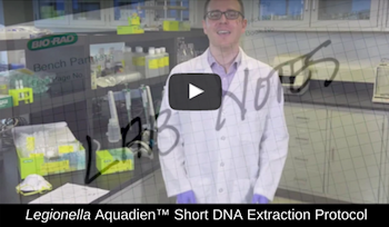DNA extraction for Legionella testing