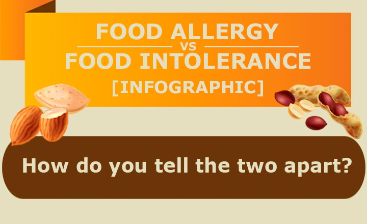 Infographic - food allergy vs intolerance