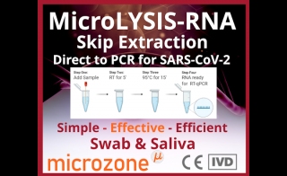 Skip Extraction of SARS-CoV-2 with MicroLYSIS-RNA