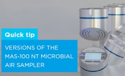 Versions of the worlds best-selling microbial air sampler MAS-100 NT