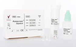 Rotascreen rotavirus diagnostic