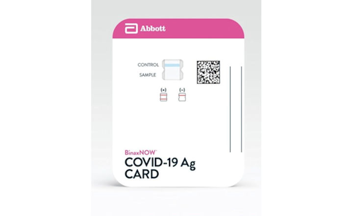 COVID SARS Antigen Rapid ABBOTT FDA EUA