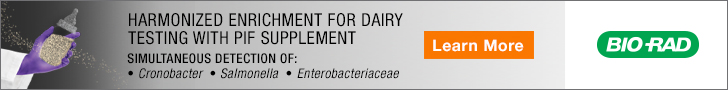 BioRad powdered infant formula supplement provides harmonized enrichment for dairy microbiology