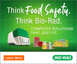 Think food safety think Bio Rad complete solutions that just fit