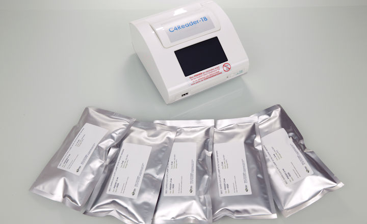 RT-Lamp Point of care rapid test for sars cov 2 from C4Diagnostics
