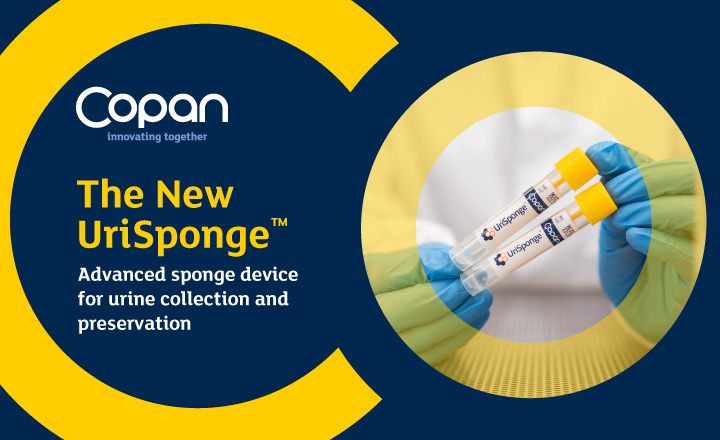 Copan UriSponge advanced sponge device for urine collection and preservation