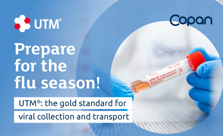 Prepare for flu season with UTM from Copan
