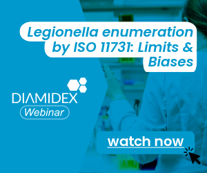 Legionella enumeration by ISO 11731