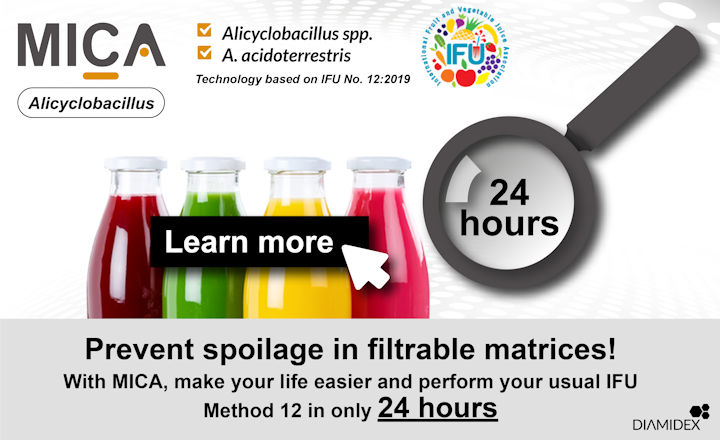 Automated colony counter for fruit juice spoilage organisms