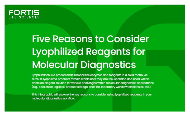 Lyophilized Reagents for Molecular Diagnostics