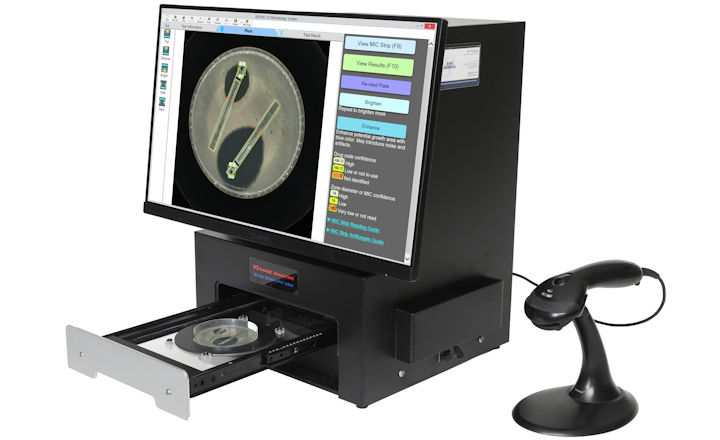 Automated reading and CLSI and EUCAST interpretaion of clinical and qc tests