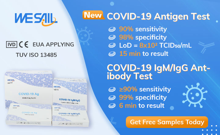 Antigen and antibody lateral flow COVID 19