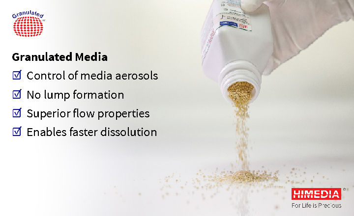 Granulated media