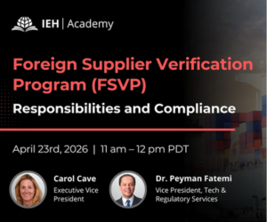 FSVP Responsibilities and Compliance
