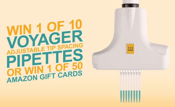 Win an INTEGRA VOYAGER Adjustable Tip Spacing Pipette