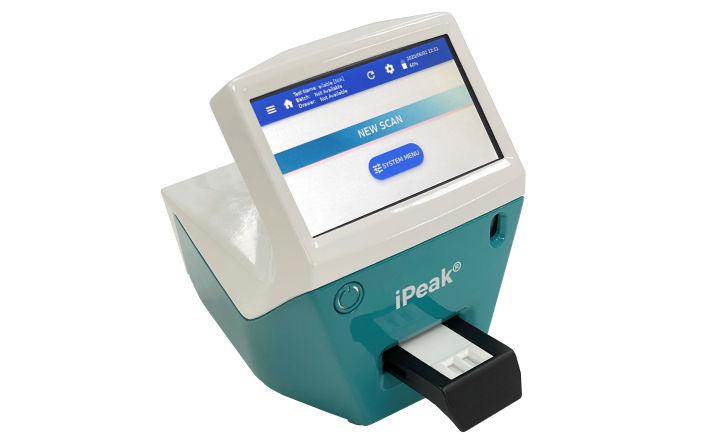 iPeak lateral flow reader gives quantitative and qualitative results and offers connectivity
