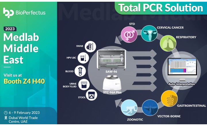 BioPerfectus Total PCR Solution at Medlab Middle East February 2023