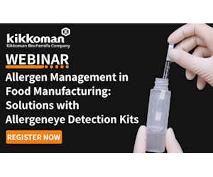 Allergen Management Solutions for Food Manufacturing Webinar