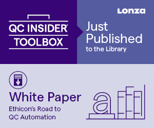 Lonza QC Insider Toolbox now features a new whitepaper about Ethicons Road to QC Automation
