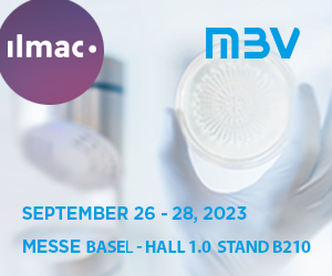 MBV at ilmac 2023 - microbial air monitoring with viable air sampler MAS-100 NT