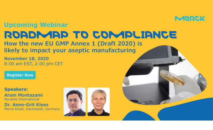Webinar EU GMP Annex 1 and its impact on aseptic manufacturing
