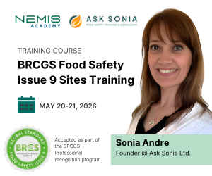 BRCGS Food Safety Issue 9 training