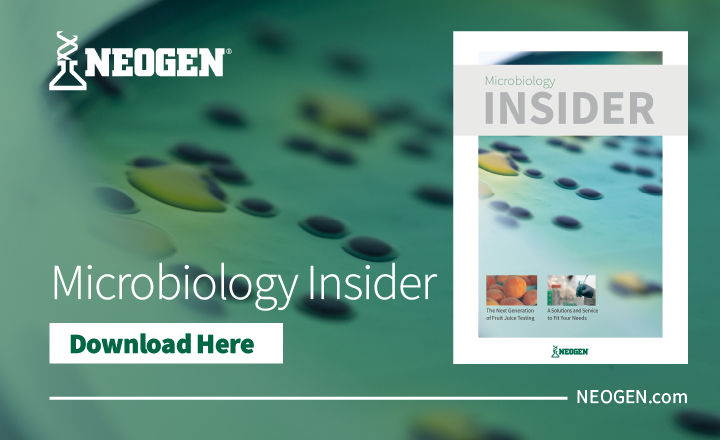 download the latest Microbiology Insider from NEOGEN