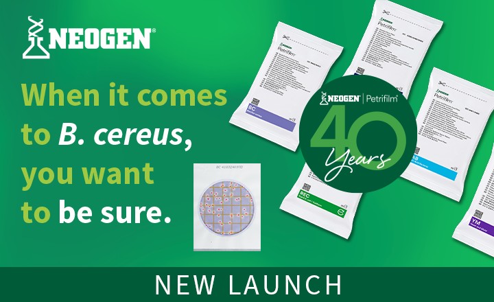 Neogen<sup>®</sup> is Excited to Introduce our New Petrifilm<sup>®</sup> <em>Bacillus cereus</em> Count Plate