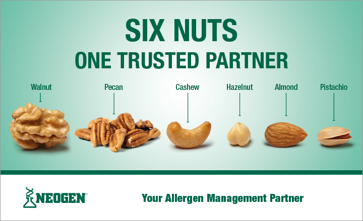Screen for any one or a combination of six tree nut allergens