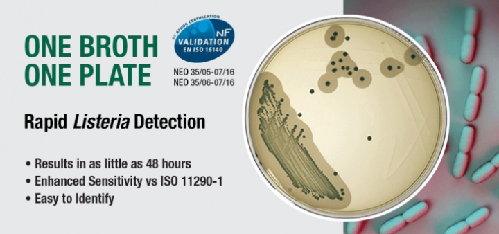 Lab M Listeria ONE Broth, ONE Plate