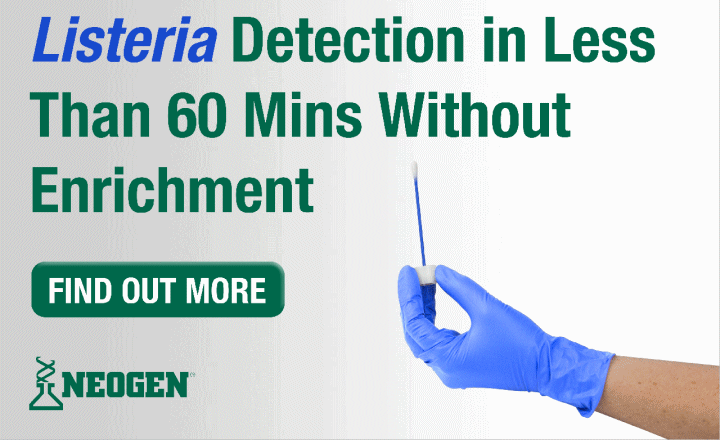 Listeria Detection in less than 60 minutes without enrichment