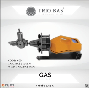 microbial monitoring of compress gas