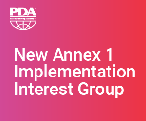 PDA New Annex 1 Implementation Interest Group