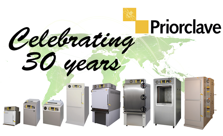 Priorclave range laboratory autoclaves