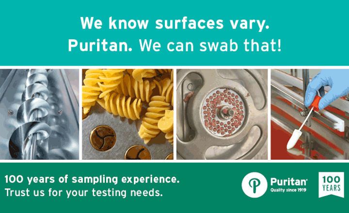 We know surfaces vary Puritan We can swab that