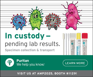 Specimen collection and transport devices from Puritan