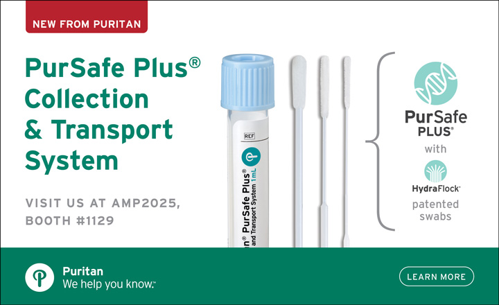 Puritan Medical Products Announces New PurSafe Plus Collection & Transport System