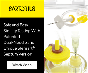 safe and easy sterility testing patented dual needle unique sterisart septum watch video