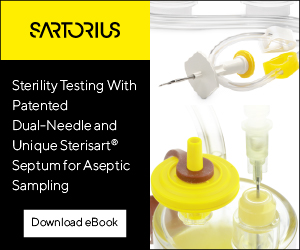 sterility testing patented dual needle and unique sterisart septum for aseptic sampling ebook