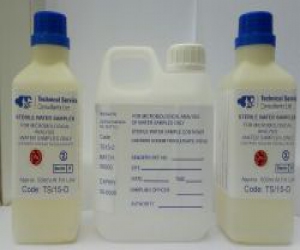 Water Sampling Containers Dosed and Un-Dosed