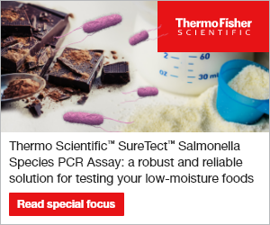 Thermo Scientific SureTect Salmonella Species PCR Assay for low moisture foods