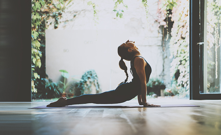 Woman in Yoga Pose