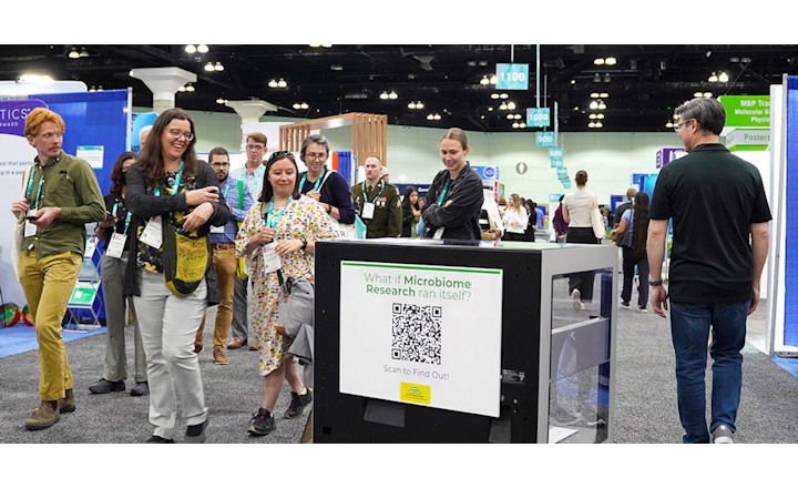 Attendees at ASM Microbe are surprised by a remote controlled workstation