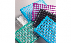 Different coloured PCR plates make for easy assay and user identification