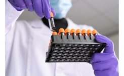 E-Beam sterilized sample storage tubes