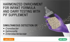 Bio Rad harmonized enrichment for infant formula and dairy testing with PIF supplement