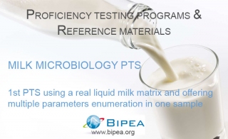 First Proficiency Testing Program for Milk Microbiology, Using a REAL Sample Matrix