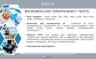 Provider of Proficiency Testing Programs for Food and Environmental Testing