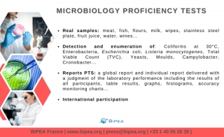 Provider of Proficiency Testing Programs for Food and Environmental Testing